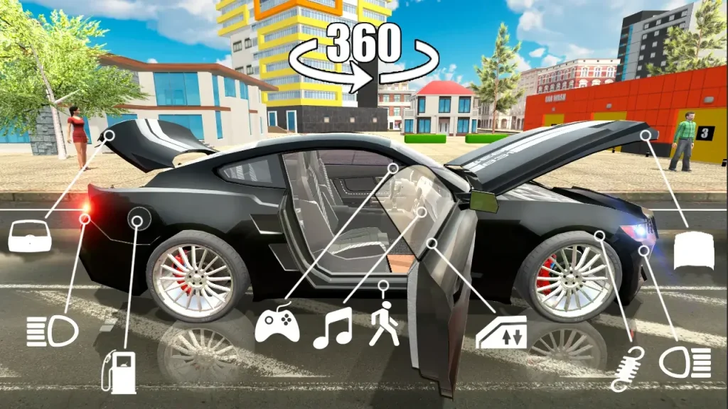تحميل لعبة Car Simulator 2 مهكرة اخر اصدار المال غير محدود